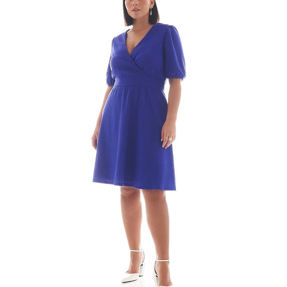 Addition Elle Royal Blue Midi Dress